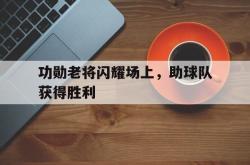 IM电竞网页版-功勋老将闪耀场上，助球队获得胜利